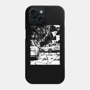 JDM Japanese Drift Racer Drifting Car Anime Manga Eurobeat Intensifies Aesthetic #5 Phone Case