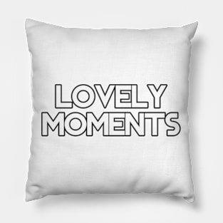 Capturing the Essence of Lovely Moments Pillow