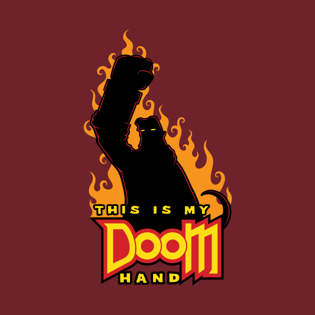 This is My Doom Hand by mikehandyart