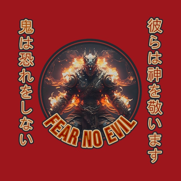 Onis Fear No Evil They Honor the Gods by GozuDesigns