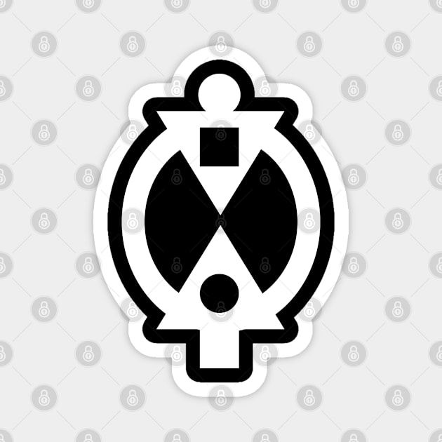 Boa Me Na Me Mmoa Wo adinkra symbol Magnet by Juliet & Gin