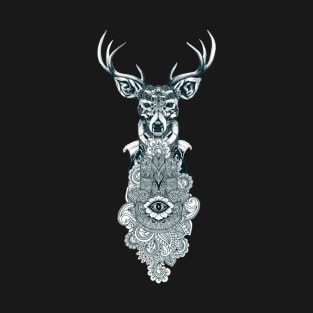 The deer with eye and horns T-Shirt