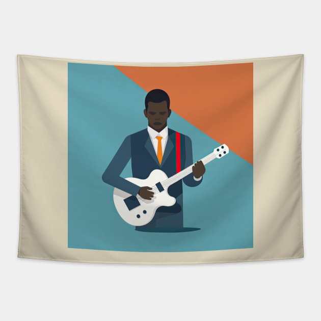 Bluesman Tapestry by Testes123