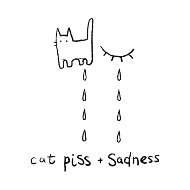 Cat piss + sadness by PeachyDoodle