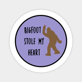 Bigfoot Stole My Pancreas Purple Magnet