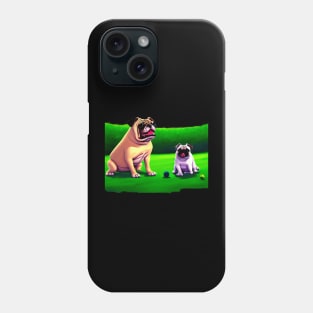 Bulldog and Pug Phone Case