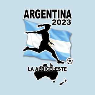 Argentinian Womens World Cup Football Soccer Team 2023 T-Shirt