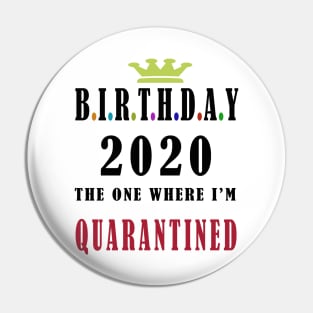 birthday 2020 quarantine Pin