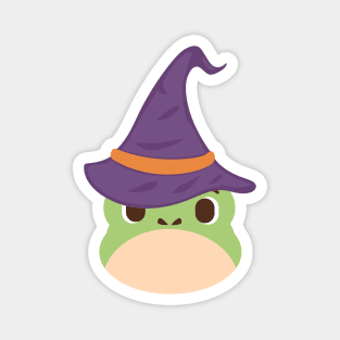 Cute wizard Frog Magnet