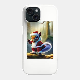 VERY HAPPY FATHER CHRISTMAS SQUIRREL Phone Case