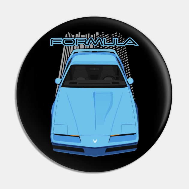 Pontiac Firebird Formula 3rdgen - Light Blue Pin by V8social