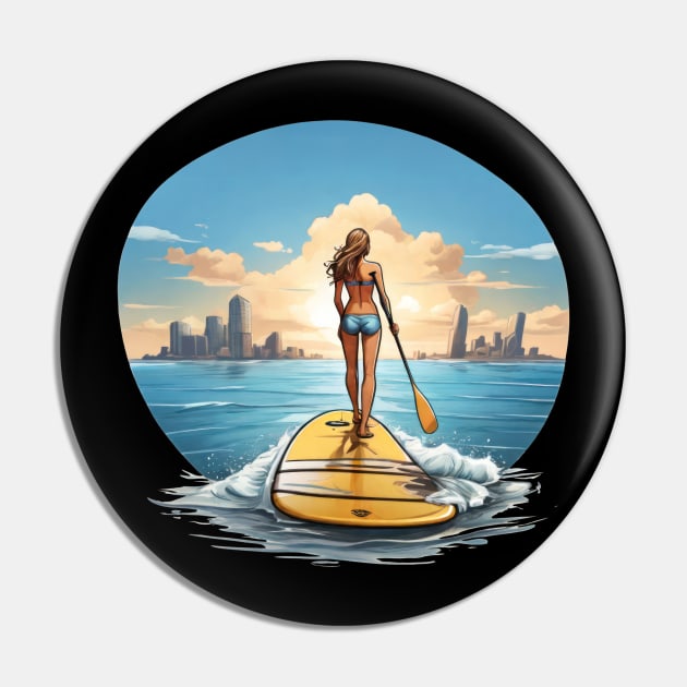 SUP Pin by Buff Geeks Art