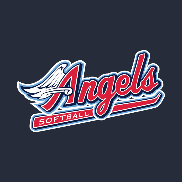 Angels Softball team script Sacred Heart Angels Long Sleeve TShirt