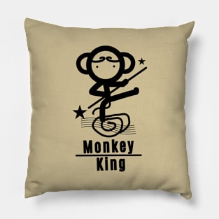 Stickman Monkey King Sun Wukong Pillow