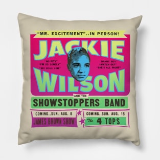 jackie wilson show graphic Pillow