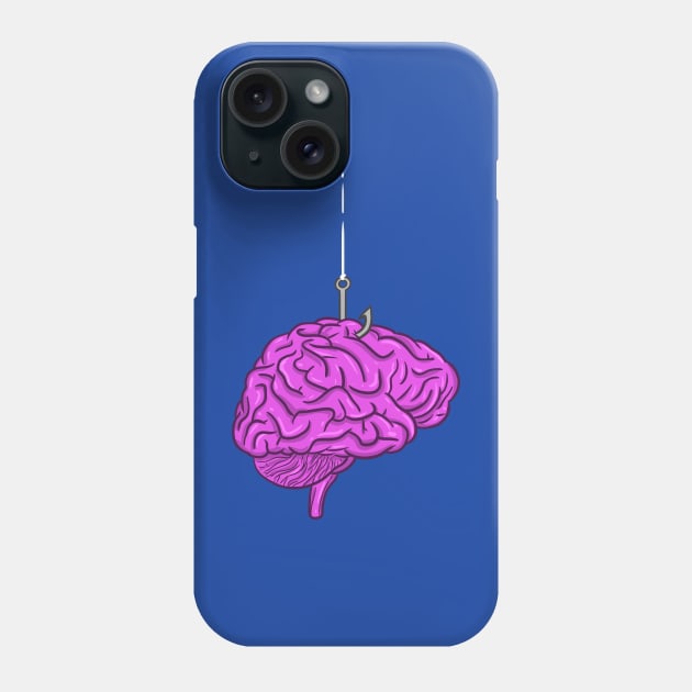 Brain Bait! Phone Case by Camicaturas