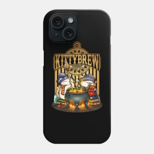 Halloween Witch Cats Kitty Brew Phone Case