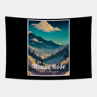 Mount Rose Lake Tahoe California Ski Tapestry