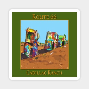 Cadillac Ranch, Route 66 Magnet