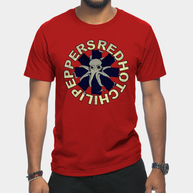 Octopus yellow vintage - Red Hot Chilli Peppers - T-Shirt