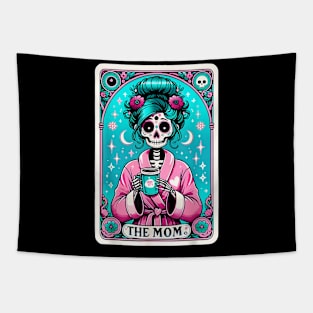 The Mom Tarot Card Skeleton Mothers Day Witch Mom Skull Mama Tapestry