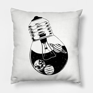 Lightbulb Universe Pillow