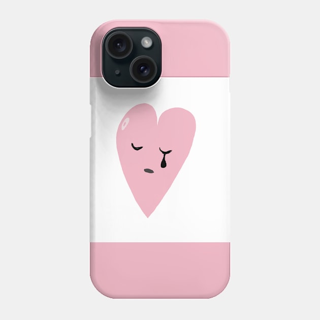 crying heart Phone Case by bilavamavka