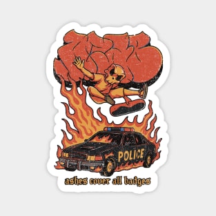 Ashes Cover All Badges Magnet