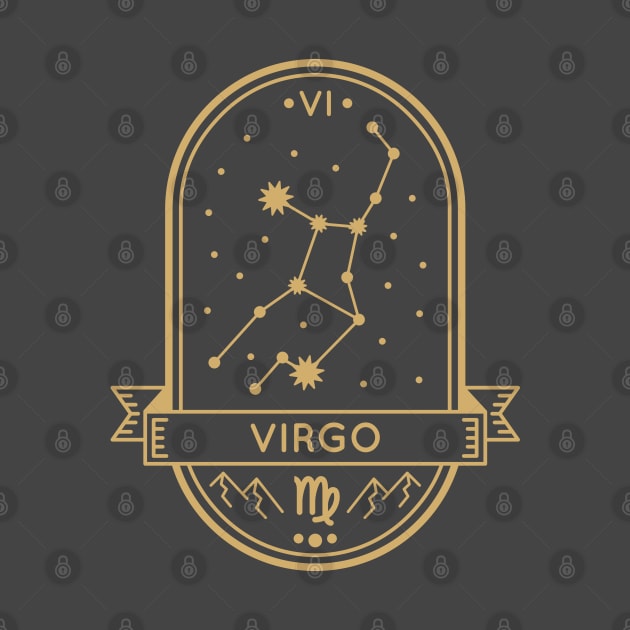Virgo Gold Sigil by MimicGaming