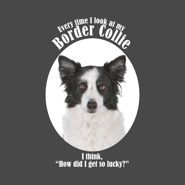 Lucky Border Collie by You Had Me At Woof