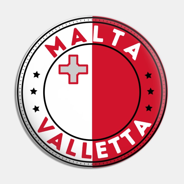 Valletta Pin by footballomatic