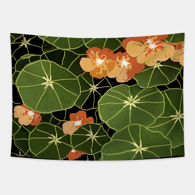 Nasturtium Tapestry by beamorello