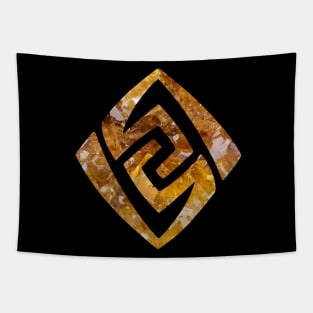 Geo Element Genshin Impact Tapestry