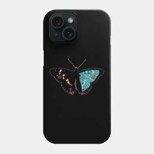 Butterfly 01g, transparent background Phone Case