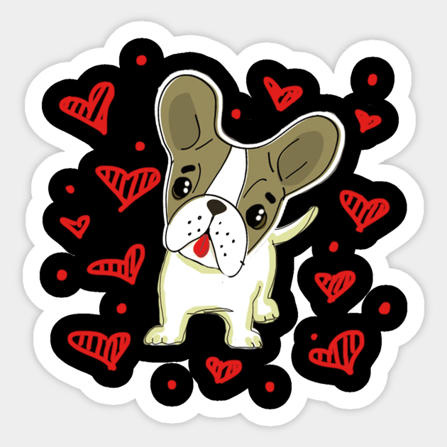 Love Sick Puppy Love Sick Puppy Sticker Teepublic