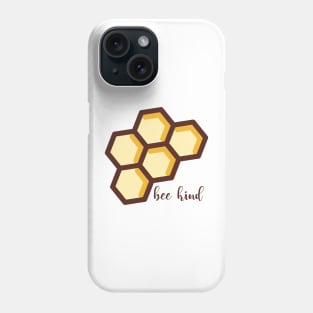 Bee Kind Honey Comb Phone Case