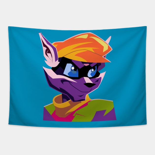 Sly pop Tapestry by sullyink