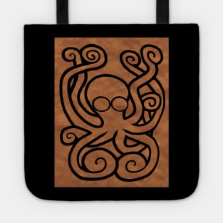 Octo-Doodle-Pus Brown Tote