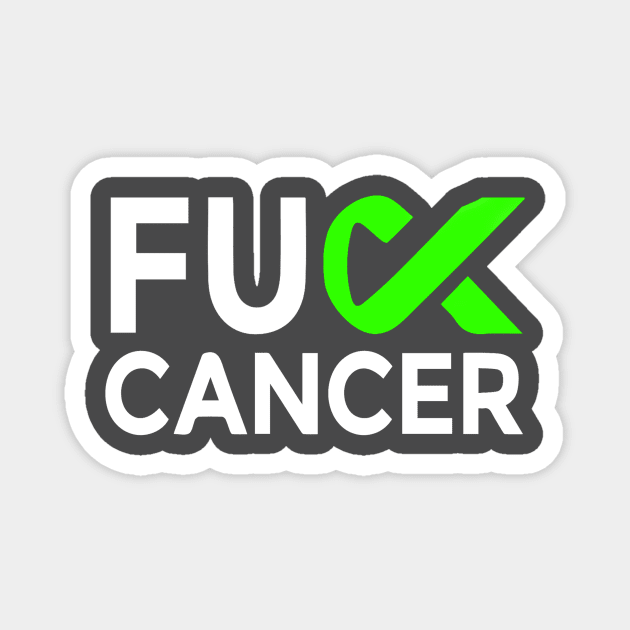 F*ck Cancer Lymphoma Magnet by bkhansen93