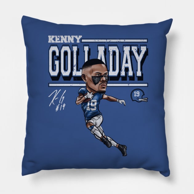 Kenny Golladay New York G Cartoon Pillow by MASTER_SHAOLIN