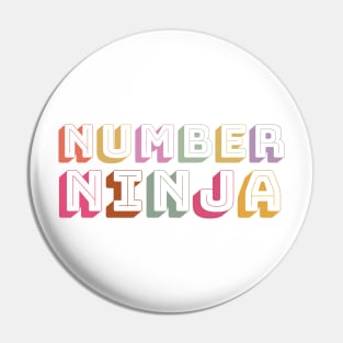 Number ninja Pin