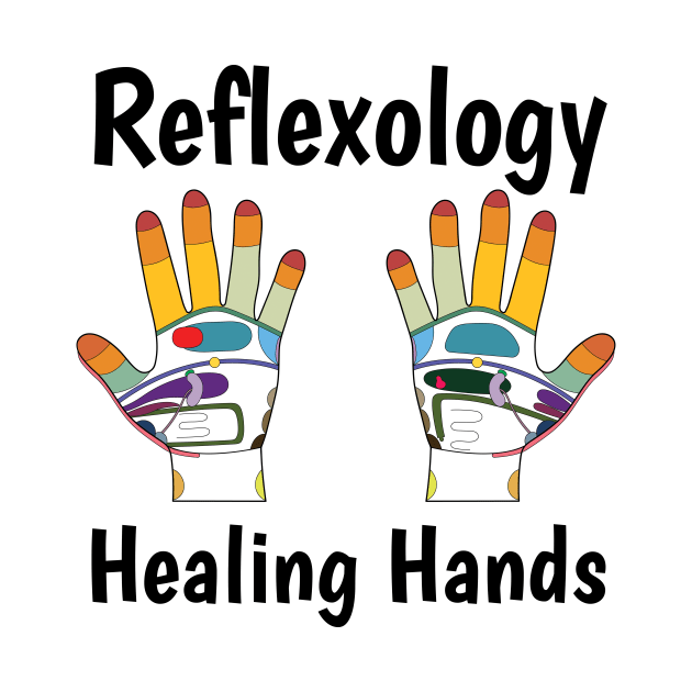 Reflexology Healing Hands (black text) by Balanceandharmonyforreflexologists