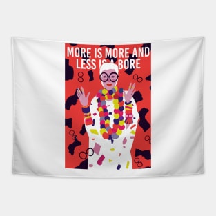 Iris Apfel More Is More Quotes Tapestry