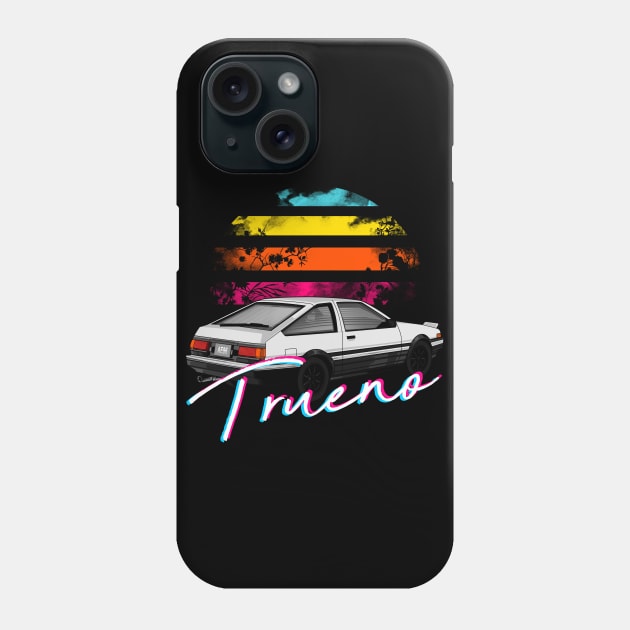 AE86 TRUENO Phone Case by lazartemarjun