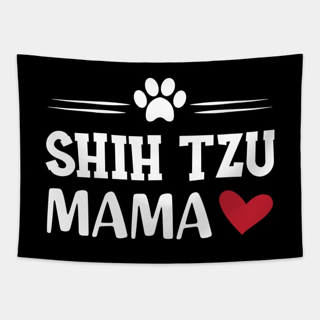 Shih Tzu Mama Tapestry by KC Happy Shop