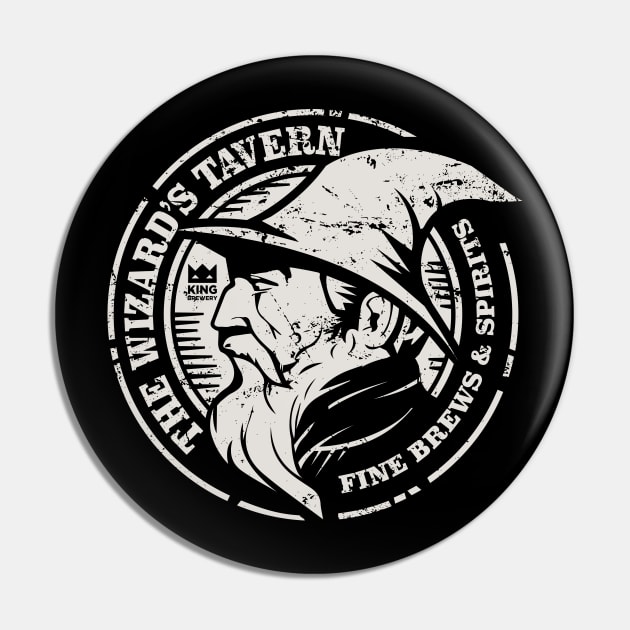 The Wizard's Tavern Pin by SilverfireDesign