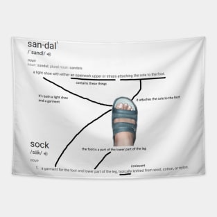 Sandal=Sock Tapestry