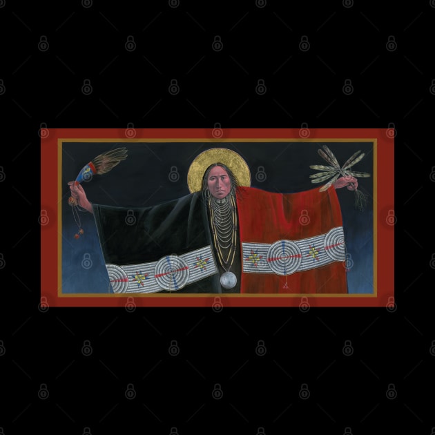 Lakota Annunciation II by JBG ICON