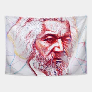 Frederick Douglass Portrait | Frederick Douglass line art Tapestry