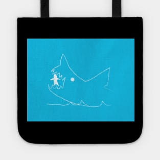 Jaws Chalkboard Tote